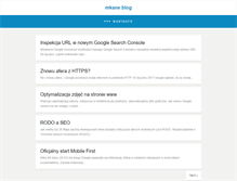 Tablet Screenshot of mkane.antygen.pl